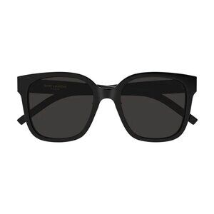 NEW SAINT LAURENT SUNGLASSES SL M105/F-B 001 WOMEN SQUARE BLACK SLM105/F-B 001